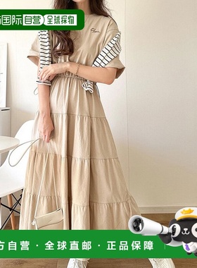 日本直邮Classical Elf 女性魅力设计纯棉胸刺绣连衣裙 [C04519EW