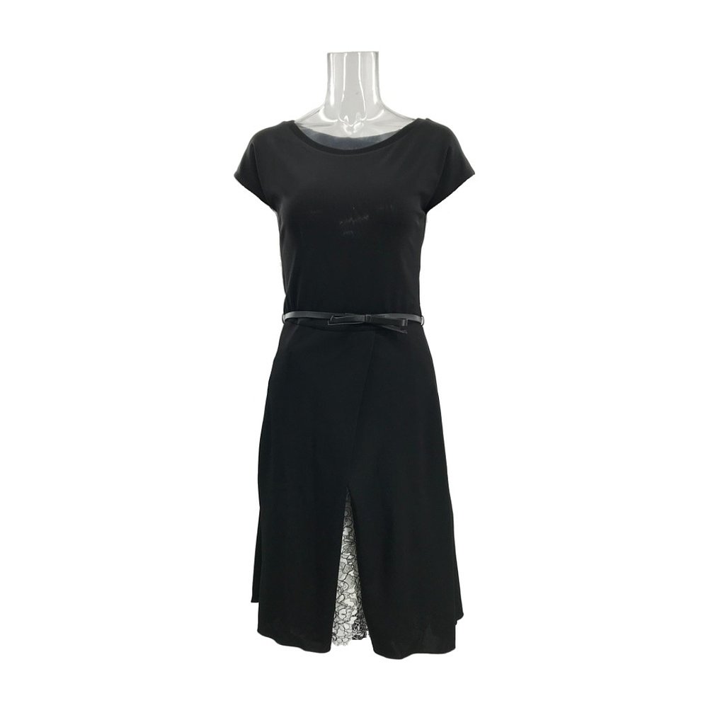 MAX MARA 女士半身裙 6621025706003 AW2021 黑色 短袖连衣裙