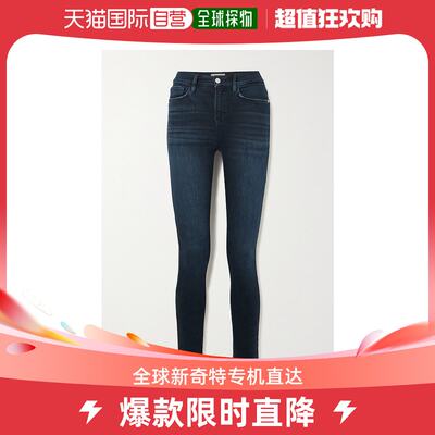 香港直邮潮奢 Frame Denim 女士Le High 仿旧紧身牛仔裤