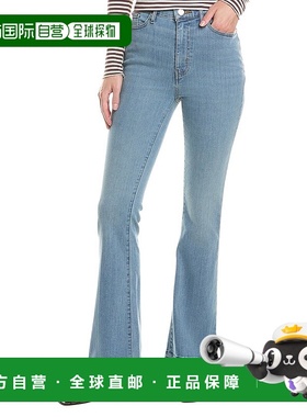 自营FRAME Denim Le Easy Flare Quirky Released Hem Jean - blu