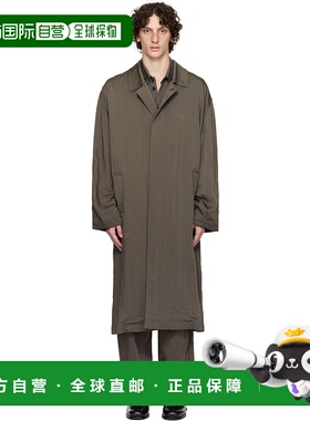 1h可退 香港直邮Lemaire 男士 灰色 Ultra Light 大衣 CO1109LF13