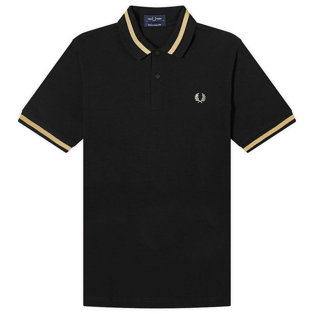 潮奢 fred perry 弗莱德.派瑞 男士 经典单斜纹polo衫 m2157