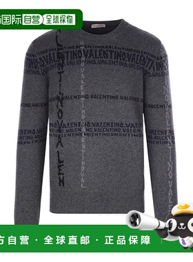 香港直邮VALENTINO 男士针织毛衣 1V3KC21F8PK6T8 AW2022 黑色
