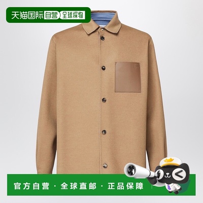 1h可退 香港直邮LOEWE 罗意威 男士 Camel-colored jacket-shirt