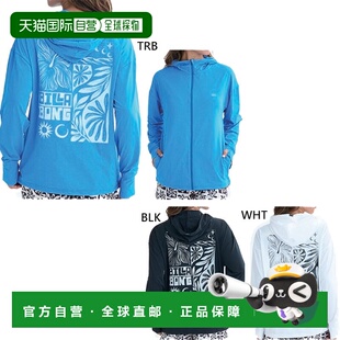 日本直邮Billabong 女士 MORFY 拉链连帽防晒衣长袖BF01C852