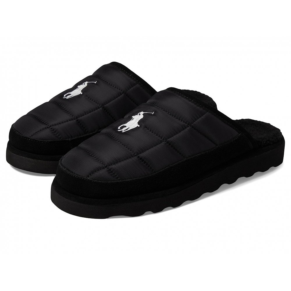 Polo Ralph Lauren Reade Recycle Scuff Ii 拖鞋 黑色/纸白色