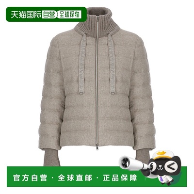 自营herno羊绒羽绒服-灰色 美国奥莱直发