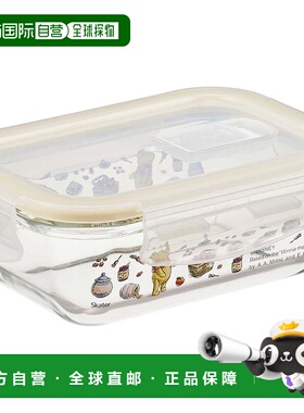 【日本直邮】Skater斯凯达 耐热玻璃容器S 370ml 维尼熊 GSBT4-A