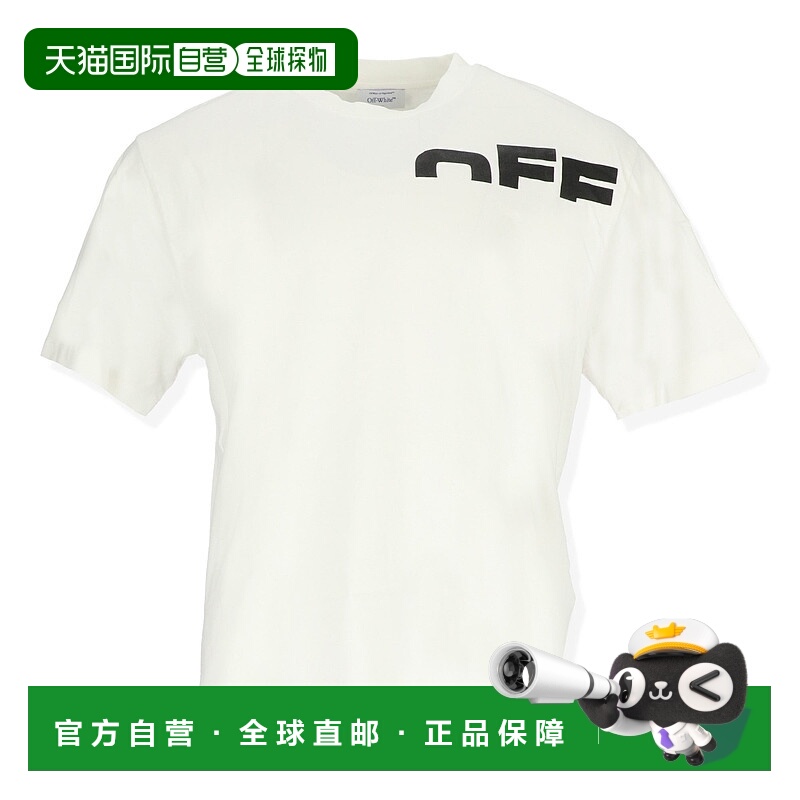 自营off-whiteOff White Mens White/Black T-Shirt - white/blac