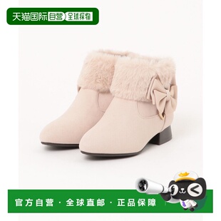 1h可退 日本直邮NUOVO 儿童 MICHELE短靴 低跟易穿 内侧拉链 可爱