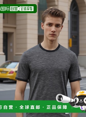 香港直邮THOM BROWNE 男士T恤 MJS262AJ0149035 AW2024灰色上衣