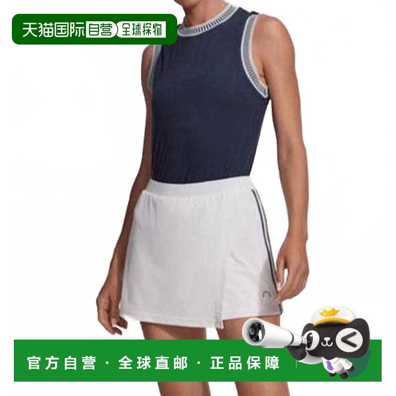 自营varleyBoston Mid Rise Skort In White - white 美国奥莱直