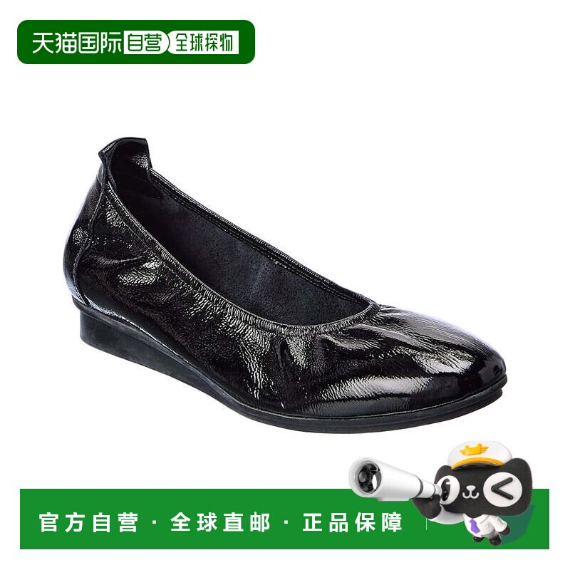 自营Arche Ninoka Leather Flat - black 美国奥莱直发女鞋单鞋