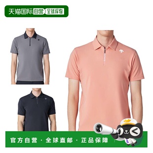GOLF DESCENTE 运动用品 高尔夫短袖 DG5SH 高领衫 日本直邮