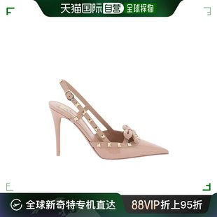 Valentino 香港直邮潮奢 女士蝴蝶结露跟 99新未使用 华伦天奴