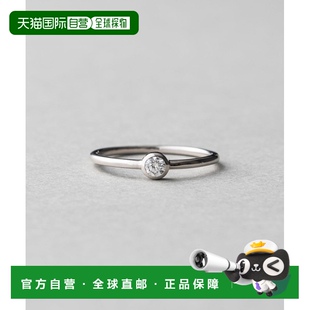 1h可退 bijoux 女士PT900鉆石0.1ct戒指 簡約都市風 日本直郵ete