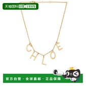 香港直邮Chloe 项链 蔻依 1h可退 女士 Letters 25AJN08 metal金