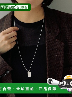 1h可退 日本直邮ear PAPILLONNER 女士 名字牌项链 球链设计 银92