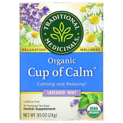 香港直发Traditional Medicinals薰衣花草薄荷茶16茶包