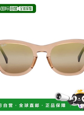 自营ray-banRay Ban Gold Gradient Mirror Square Unisex Sungla