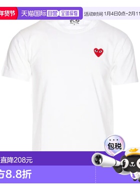 1h可退 香港直邮Comme Des Garcons Play 圆领短袖T恤 AXT108051