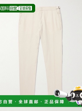 香港直邮1h可退 Orlebar Brown 男士 Griffon 锥形亚麻裤子 28075