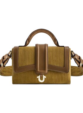 【美国奥莱】直发 True Religion CORDOROY MINI SATCHEL - 棕色