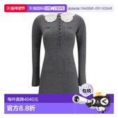 香港直邮Self Portrait 女士 1h可退 针织迷你连衣裙 RS26106SGRG