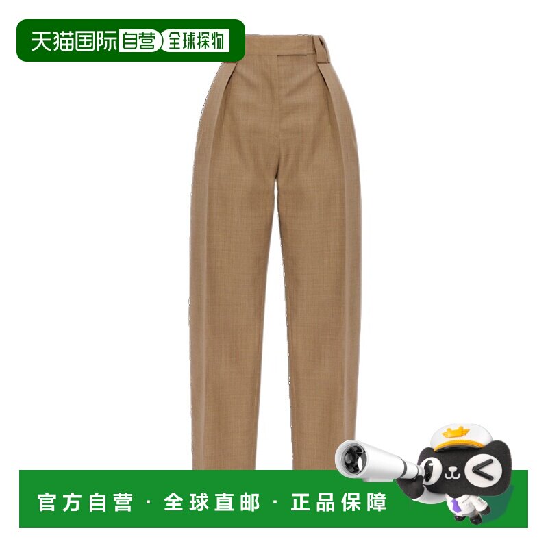 1h可退 香港直邮Versace 折痕休闲裤 10246861A17412直筒裤