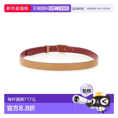 香港直邮TOD'S 托德斯 女士 T TIMELESS 双面皮带 XCWTSB30100RBR