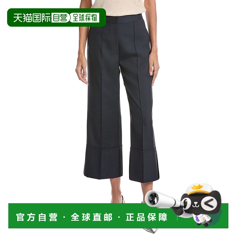 自营Theory Cuff Crop Pant - blue 美国奥莱直发女装休闲裤