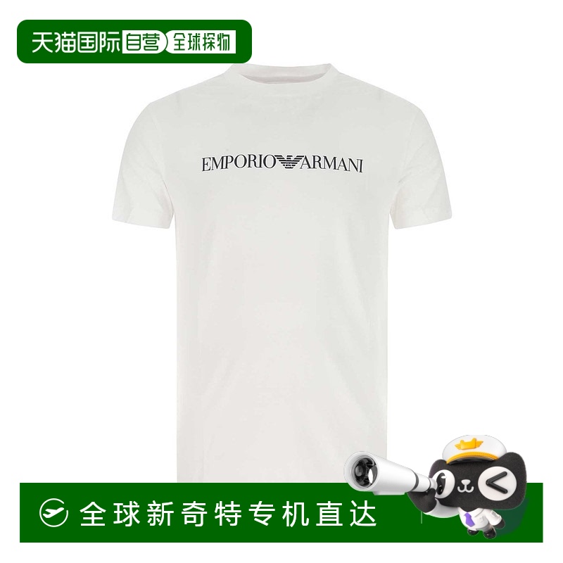 1h可退香港直邮EMPORIO ARMANI男士T恤 8N1TN51JPZZ0146 CO白