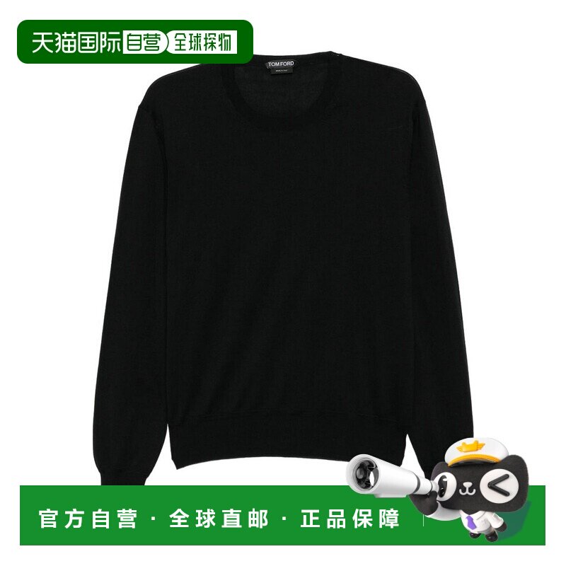 香港直邮TOM FORD 男士针织衫 KCL074YMC040NAA CO 黑色 Crew Nec图片