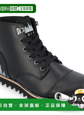 自营Territory Zion 防水系带靴 - 黑色 男靴美国直发奥莱