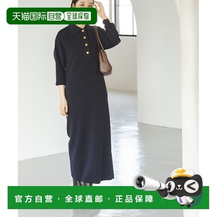 1h可退 25040240512 日本直邮NOBLE女裝寬鬆針織連衣裙半拉鏈設計