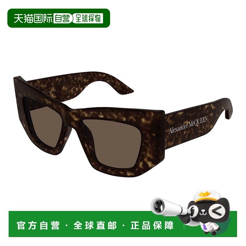 香港直邮MCQUEEN 亚历山大 麦昆 女士 几何框太阳镜 AM0448S