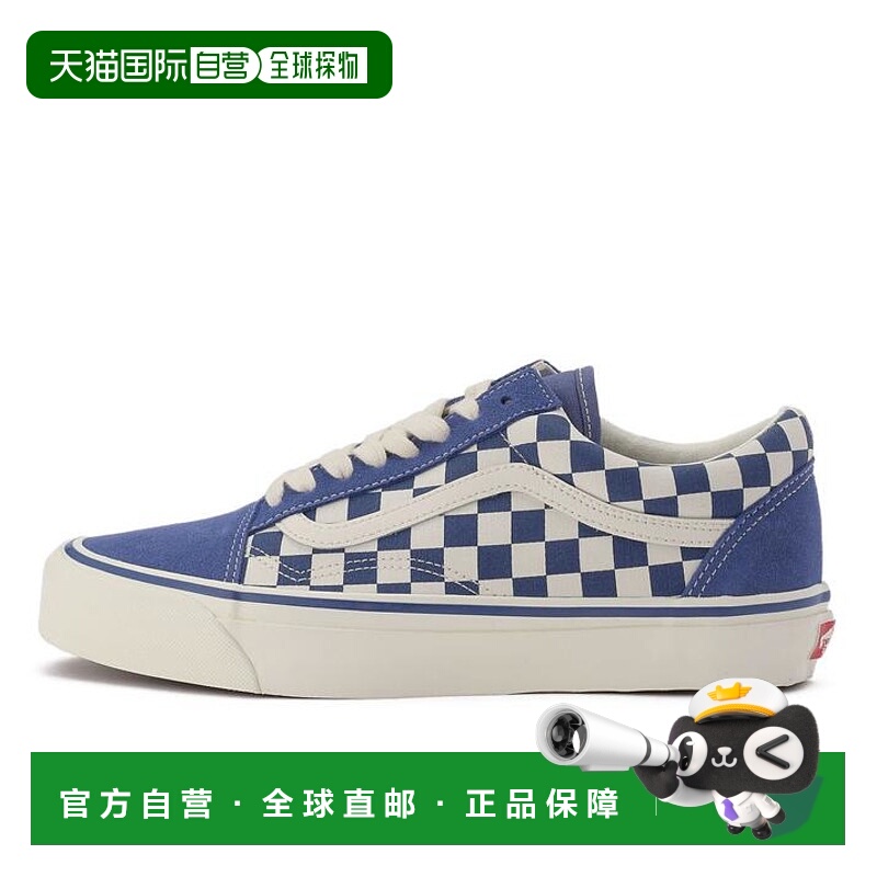 日本直邮Vans Old Skool 36 舒适百搭 低帮 帆布鞋 男女同款 蓝白