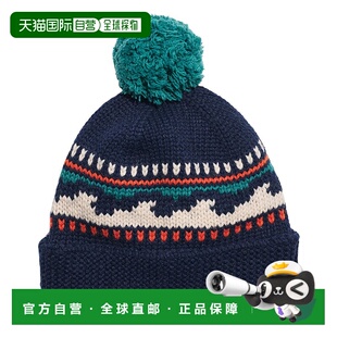自营Faherty Waves Pom Beanie - navy 美国奥莱直发