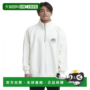 日本直邮Quiksilver BLOOMS 半拉链运动衫 23FWQZP234064IVY 男士