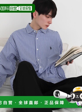 1h可退 日本直邮U.S. POLO ASSN. 男装 联名限定 全棉长袖衬衫 宽