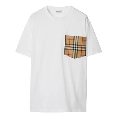 BURBERRY 女士T恤 8103971WHITE AW2025 白色 T-SHIRT CARRICK