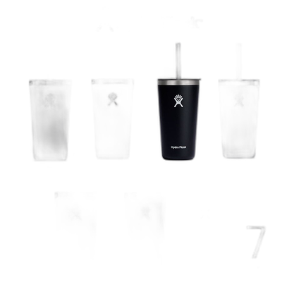 日本直邮Hydro Flask 玻璃杯饮具 20 盎司全能玻璃杯带吸管盖 T20