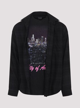 BALENCIAGA 男士衬衫 839196TSM301852 AW2025 灰色