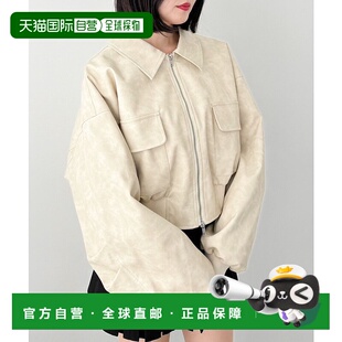 1h可退 日本直邮Heather 女士短款合成皮革夹克 146960外套