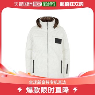 FAN124AK9U 香港直邮Fendi 连帽拉链棉服