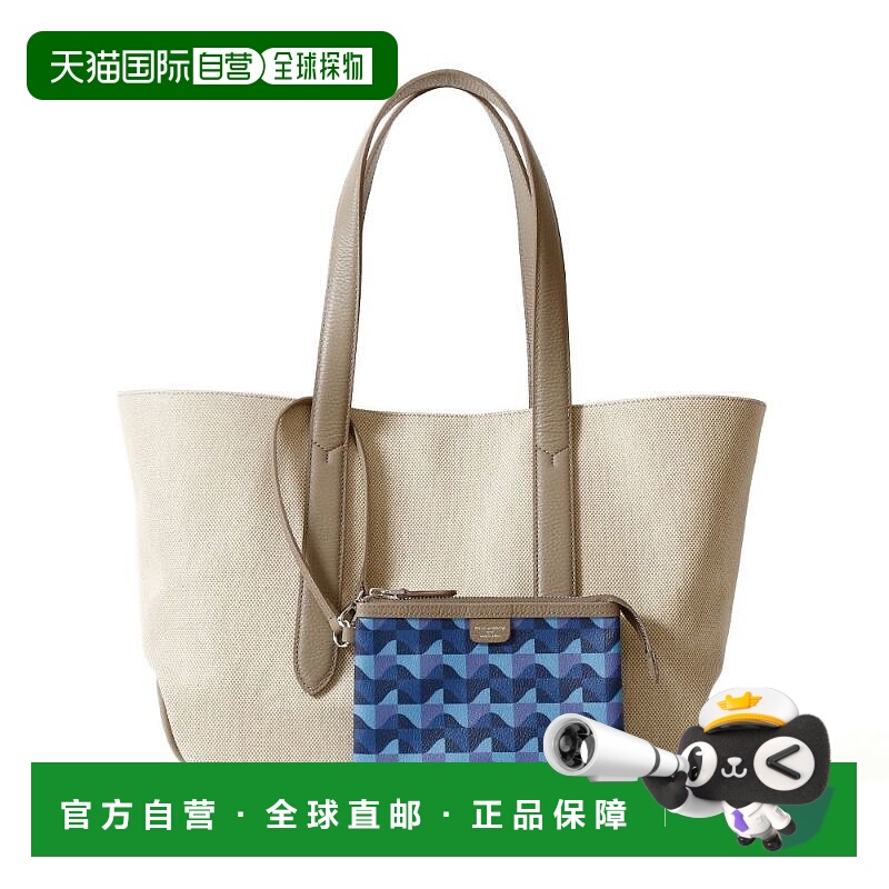 1h可退 日本直邮Cinque Terre 男女同款 PVC涂层棉质托特包 波浪