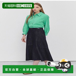 韩国直邮THE IZZAT TheIzak 牛仔长裙 _K半身裙A字裙 IN9A0SK09