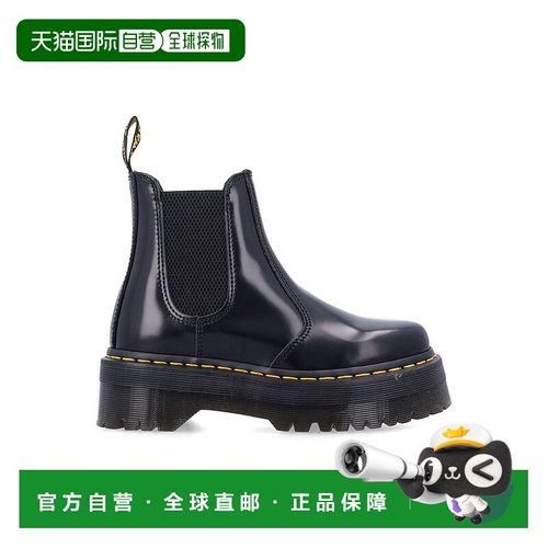 1h可退 香港直邮潮奢 Dr. Martens 马丁大夫 女士 2976 Quad 黑色