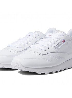 Reebok Lifestyle 经典皮革白/纯灰色 1