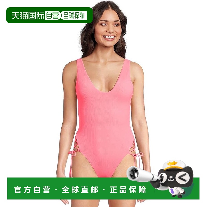 自营BECCA Modern Edge Swimsuit Women's Coral Reef Stretch Ri